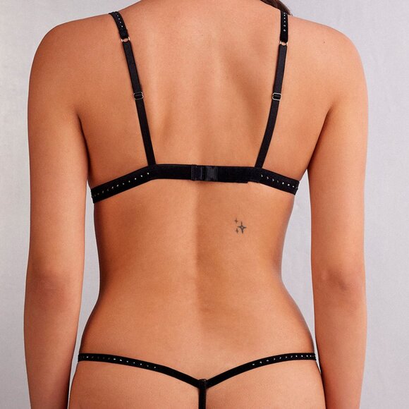 2 Piece Rhinestones Triangle Bra (36B) and Panty (M) Sets from Intimissimi - Picture 6 of 17